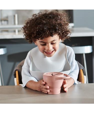 Baby Boosa Surprise Snack Pot: Dentist-Developed, No-Spill Finger Food Cup for On-The-Go Kids | Collapsible, Soft & Easy Clean | BLW Riviera Blue - Buy Online on SooperMarket.com