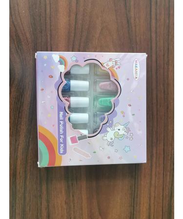 Non-Toxic Children's Nail Polish Set - 12 Colors Peel-Off & Quick Drying - Perfect Birthday Gift for Girls Age 3+ - Buy Online on SooperMarket.com