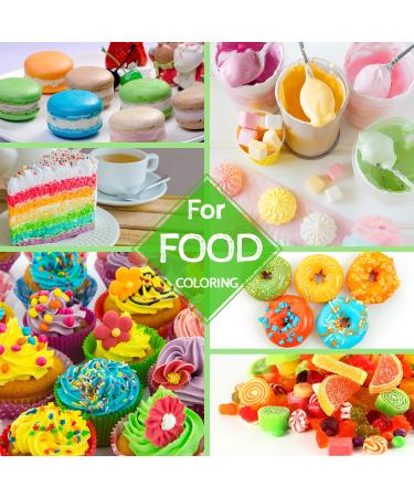 Shop 12 Color Liquid Food Dyes | Perfect for Baking Decorating & DIY | 10ml Each - Enhance Cakes Cookies Fondant & More! - Buy Online on SooperMarket.com