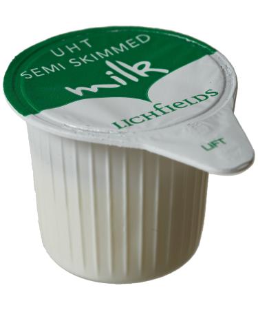 Lichfields UHT Semi Skimmed Milk 120 x 12ml Portions