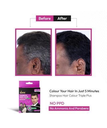 Shampoo Hair Color Black 25ml - Long-Lasting Vibrant Shades for All Hair Types | Buy Internationally - Buy Online on SooperMarket.com