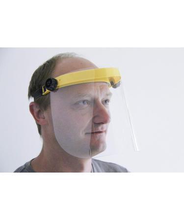 BGS 3703 Face Shield | Transparent Eye Protection Visor | EN 166 Certified Face Protection for Safety - Buy Online on SooperMarket.com