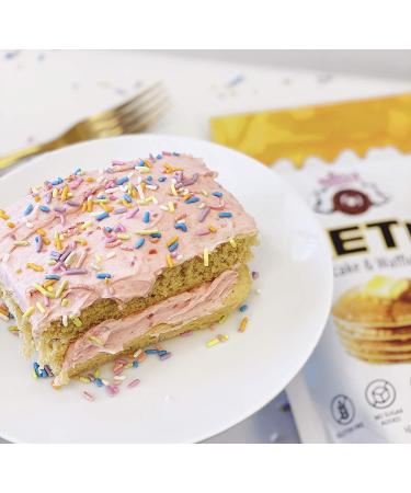 Keto Pancake & Waffle Mix | Fluffy, Gluten-Free, Grain-Free, Dairy-Free | Low Carb & Sugar-Free | Just Add Water | 3g Net Carbs | Baking Mix for Pancakes, Waffles, Cupcakes, Bread | English Muffins - Buy Online on SooperMarket.com