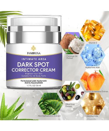Intimate Dark Spot Corrector Cream with Hyaluronic Acid, Niacinamide & Vitamin C - 50ml - Buy Online on SooperMarket.com
