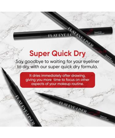 NOON'S UP Waterproof Liquid Eyeliner Pen - Chic Black Quick Dry Fineliner 0.081oz - Buy Online on SooperMarket.com