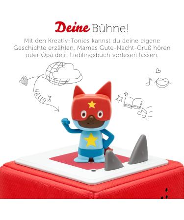 Buy Tonies Hearing Figure for Toniebox - Creative Superhero 90 Minutes of Recordings Kids 3+ International Shipping - Buy Online on SooperMarket.com