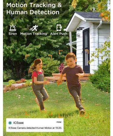 DocSmart 2K Outdoor Wireless Light Bulb Security Camera with 360Pan/Tilt, Color Night Vision and Siren Alarm - IP65 Home Security Camera with Auto Tracking and Two-Way Audio 2.4GHz - Buy Online on SooperMarket.com