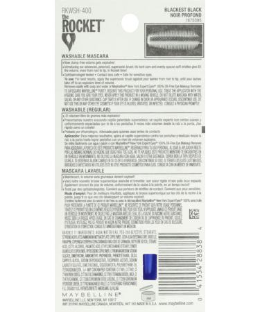 Maybelline Volum' Express The Rocket Mascara - Blackest Black 400, 0.3 fl oz (9 ml) - Buy Online on SooperMarket.com