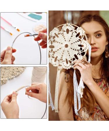 Metal Dream Catcher Rings Set - 24 Pieces in Gold (3.5/5/7.5/10/12/16 cm) - Ideal for Wreaths and Macrame Projects - Buy Online on SooperMarket.com