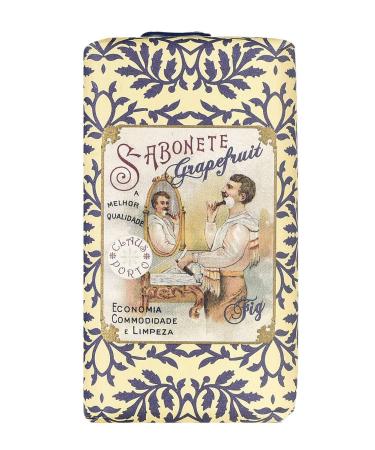Claus Porto BARBEAR - GRAPEFRUIT FIG WAX SEALED SOAP BAR (150g /5 3 oz.)