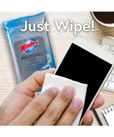 Windex Electronics Screen Wipes - 25 Count, Pack of 3 (75 Total) | For Computers, Phones, Televisions & More - Buy Online on SooperMarket.com