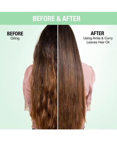 Nykaa Naturals Amla & Curry Leaves Hair Oil - Prevents Hair Loss, Strengthens Roots - 100% Natural, Sulphate Free - 200ml - Buy Online on SooperMarket.com
