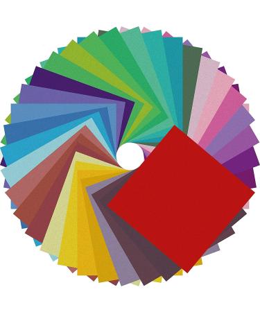 Origami Paper Double Sided Color - 200 Sheets - 20 Colors - 6 Inch Square Easy Fold Paper for Beginner