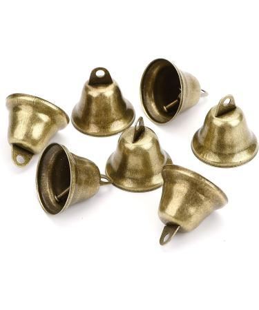 Eowpower 20Pack 38mm Vintage Bronze Jingle Bells for Dog Doorbell Training & Wind Chimes - Buy Online on SooperMarket.com