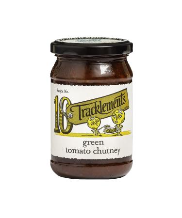 Tracklements Green Tomato Chutney The Ideal Condiment for Cheese Crackers and Sandwiches or Partnered with Mayonnaise and Veggie Pita's Vegetarian and Vegan Friendly Gluten Free 315g Jar