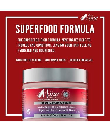 Mane Choice Prickly Pear Paradise Overnight Mask - 12oz | Nourishing Hair Treatment - Buy Online on SooperMarket.com