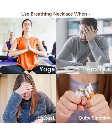Anxiety Relief Necklace Items Quit/Stop Smoking Aid Breathing Whistles Necklace for Mindful Breathing Stress Relief Meditation Relaxation Calming Down B4:anxiety Relief Items - Buy Online on SooperMarket.com