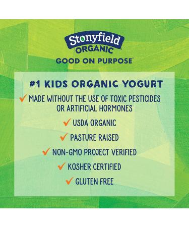 Stonyfield Organic Kids Strawberry & Strawberry Banana Yogurt Cups Variety Pack - 6 Ct, 4 oz Each - Buy Online on SooperMarket.com