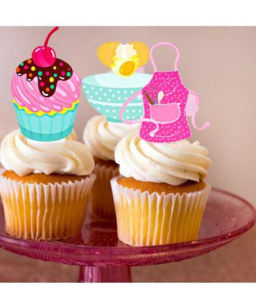 Baking Theme Party Cupcake Toppers - Buy Online on SooperMarket.com