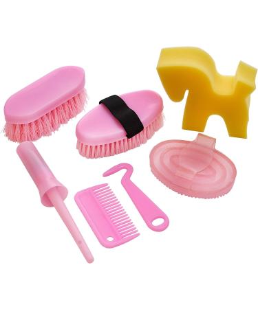 Pink Papaya Children's Pony Grooming Box - 7-Piece Lexinton Grooming Set in Pink | International Shipping Available - Buy Online on SooperMarket.com
