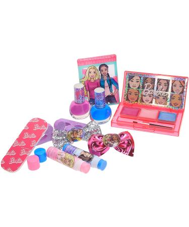 Barbie Townley Girl Makeup Backpack Set - Lip Gloss, Nail Polish, Hair Bow & More for Kids Ages 3+ | Perfect for Parties, Sleepovers & Makeovers - Buy Online on SooperMarket.com