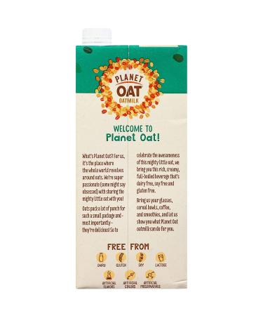Planet Oat Oatmilk Extra Creamy 32 Fl. Oz - Pack of 6 | Non-Dairy Alternative | Vegan-Friendly - Buy Online on SooperMarket.com