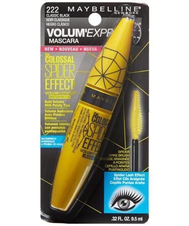Maybelline Volum' Express Colossal Spider Effect Waterproof Mascara - Classic Black 0.32 fl. oz - Buy Online on SooperMarket.com