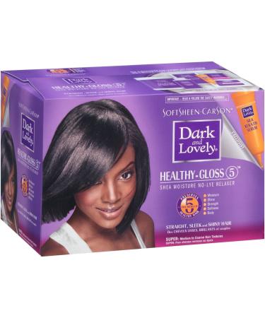 Healthy Gloss 5 Shea Moisture Relaxer Kit - Super Hair Color Women by Dark And Lovely