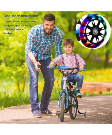 Buy PWSAP Bicycle Support Wheels - Adjustable Stabilizers for 12-20 Inch Kids' Bikes - Black Training Wheels for Safe Riding - Buy Online on SooperMarket.com