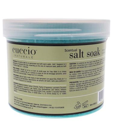 Cuccio Naturale Scentual Salt Soak - Invigorating Foot Treatment with Shea and Vetiver - 29 Oz - Buy Online on SooperMarket.com