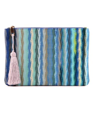 Otto Angelino Designer Women Bohemian & Fashion Clutch Washb rse - several subjects for money cards smartphone - Ultra Slim Blueaabstract
