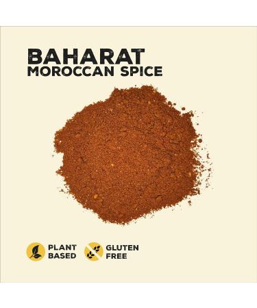 Nature Kitchen Baharat North African Seasoning (Hot) 500g - Gluten-Free & Vegan Cooking Blend for Marinades, Sauces, Frying, Baking, Grilling - Buy Online on SooperMarket.com