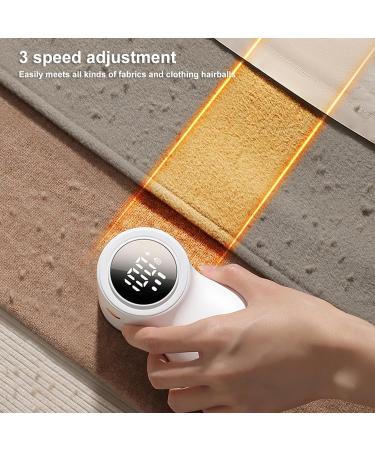 Atyhao Electric Fabric Shaver Rechargeable Lint Remover for Sweaters & Scarves | Portable Travel Design 3 Speeds Shop Internationally - Buy Online on SooperMarket.com
