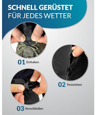 Alpine Value Waterproof Gaiters for Men & Women | Durable Hiking Hunting Snow & Rain Protection | German Start-up - Buy Online on SooperMarket.com
