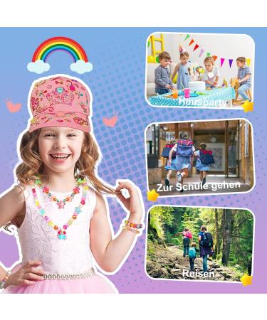 Unique DIY Gifts for Girls: Custom Gemstone & Unicorn Drinking Bottles & Baseball Caps for Ages 4-11 - Buy Online on SooperMarket.com