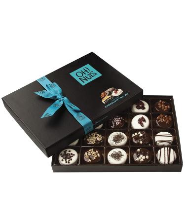 20 Variety Gourmet Chocolate Covered Cookie Gift Basket - Prime Elegant Box for Birthday, Anniversary, Holiday | Oh! Nuts Chocolate Covered Oreos - Buy Online on SooperMarket.com