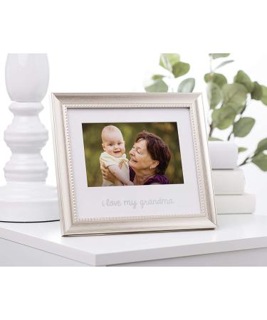 Daddy and Me Keepsake Baby Frame - Gender-Neutral Dad and Baby Picture Frame for Wall Nursery Decor - Father's Day Gift - Silver Grandma Frame - Buy Online on SooperMarket.com