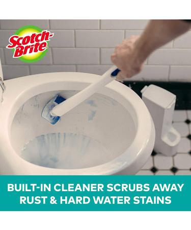 Scotch-Brite Disposable Toilet Scrubber Refills - 10 Pack Removes Rust & Hard Water Stains - Buy Online on SooperMarket.com