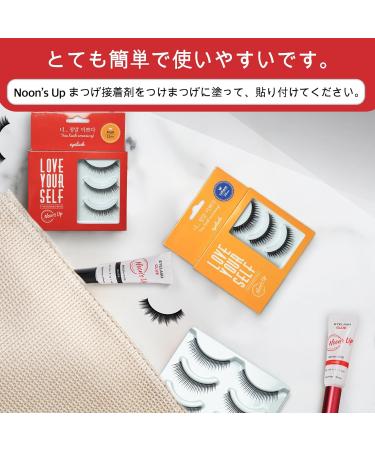 Buy NOON S UP LOVE YOURSELF False Eyelash Set 3 Pairs of Dramatic Fake Eyelashes with Glue | Enhance Your Look & Eyebrow Growth (TIFFANY - Buy Online on SooperMarket.com