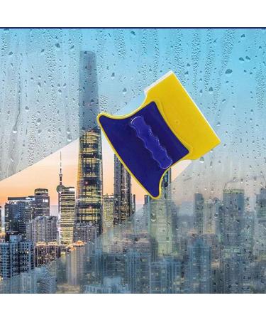 Jomewory 2 Pcs Double Sided Glass Cleaner Double Sided Glass Cleaner - Outside Window Cleaner Magnetic Window Cleaner with1.5m Rope for Window Cleaning Windows Thickness 3-8mm - Buy Online on SooperMarket.com