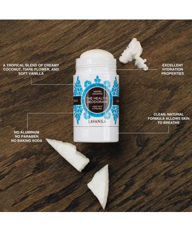 Lavanila Vanilla Coconut Aluminum-Free Mini Deodorant 2-Pack - The Healthy Deodorant for Men & Women Solid Stick (0.9 Ounce Each) Natural Vegan Vanilla Coconut 0.9 Ounce (Pack of 2) - Buy Online on SooperMarket.com