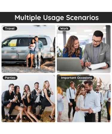 Segbeauty Portable Perfumed Cleaner Glass - Empty Travel Atomizers for Men & Women | 5 Pack Square Perfume Bottles - Buy Online on SooperMarket.com