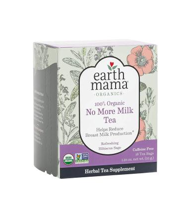 Earth Mama Organic No More Milk Tea Bags for Weaning - 16 Count (2-Pack) - Hibiscus Flavor - Buy Online on SooperMarket.com