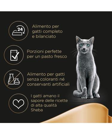Sheba D lice Gourmands Paris Cat Food with Beef & White Fish - 72 Bags (50g Each) - Premium Fish & Seafood Treats - International Shipping Available - Buy Online on SooperMarket.com