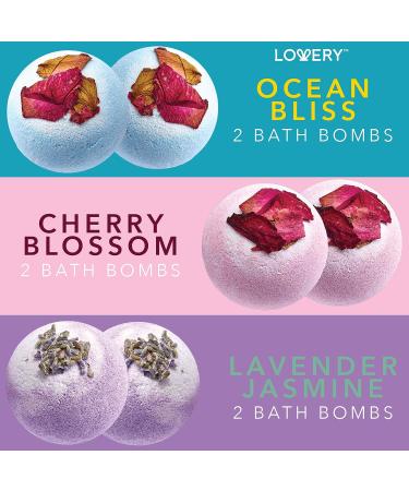 Fathers Day Gift: 10 Oversized Bath Bombs with Shea & Coco Butter, Dry Flower Petals, Multiple Fragrances - Rich Spa Bath Set in Cute Tub - Perfect Birthday Gift for Women and Men - Buy Online on SooperMarket.com