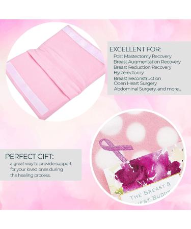 Breast and Chest Buddy Seatbelt Cushion for Mastectomy & Reconstruction | Polka Dots & Ribbon Design - Buy Online on SooperMarket.com