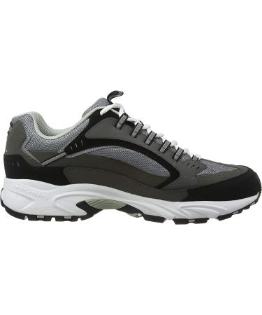Skechers Sport Men's Stamina Nuovo Cutback Lace-Up Sneaker 10.5 Wide - Charcoal - Buy Online on SooperMarket.com