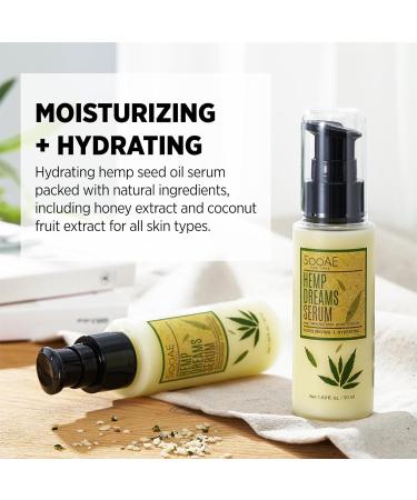 Soo AE Hemp Dreams Serum - Hydrating Hemp Seed Oil for Smooth Skin | International Shipping - Buy Online on SooperMarket.com