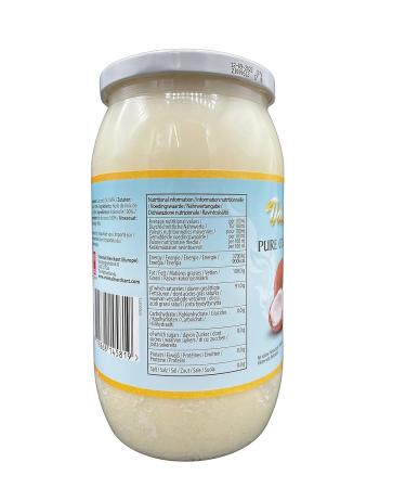 Valcom 100% Pure Coconut Oil - Refined Coconut Fat for Frying & Roasting | 1L (Pack of 2) - International Shipping - Buy Online on SooperMarket.com