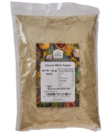 Old India Ground White Pepper 1kg 1 kg (Pack of 1)